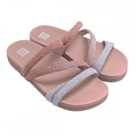 Imagem de Chinelo Zaxy 18956bg Glitter Papete Feminino