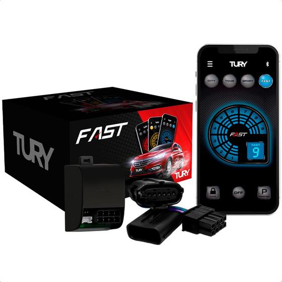 Imagem de Chip de potência/Módulo de Aceleração, Função Parking, Função Look, Plug and Play, Fast APP Tury - FAST3.0G