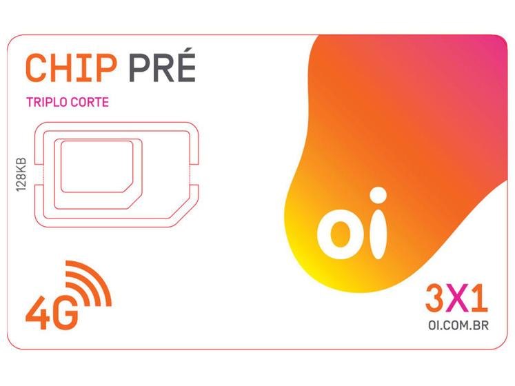 Chip Oi 4G Pré-Pago Menor preço em Chip Oi 4G Pré-Pago