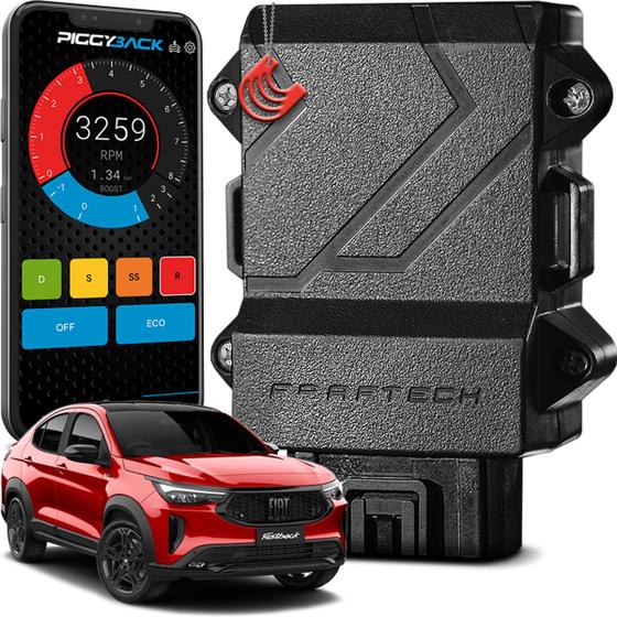 Imagem de Chip para Aumentar Potência e Torque Fastback 1.0 200 2023 a 2025 - Módulo Piggyback Faaftech