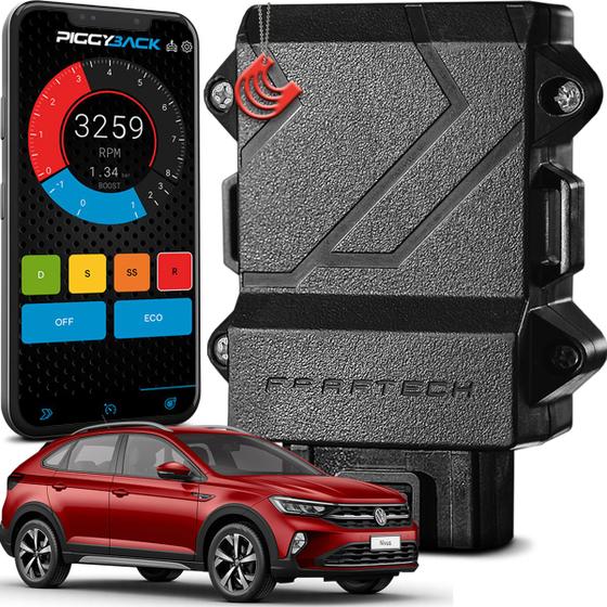 Imagem de Chip para Aumentar Potência e Torque Nivus 1.0 200 TSI 2021 a 2024 - Módulo Piggyback Faaftech