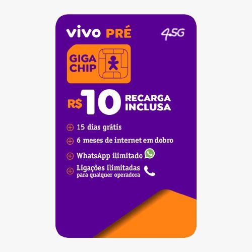 Imagem de Chip Vivo Combo (com R 10,00 De Recarga)