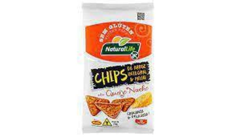 Imagem de Chips arroz integral milho sabor queijo nacho Natural Life 70g