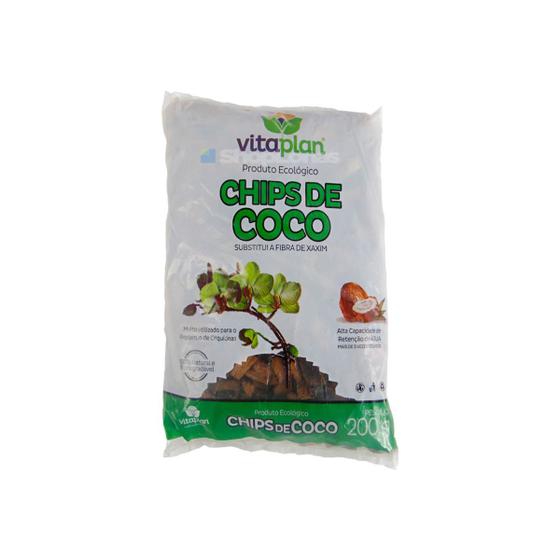 Imagem de Chips de Coco para Cobertura e Plantio Vitaplan 200g