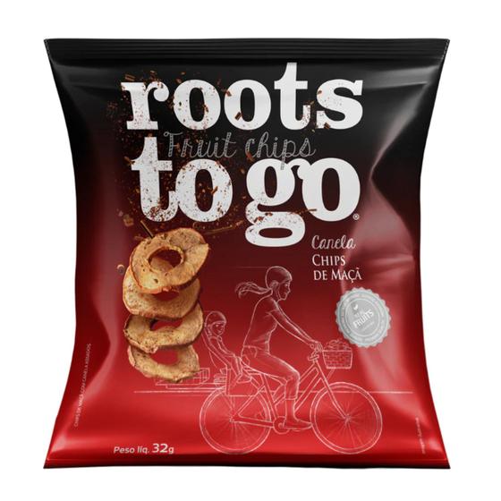 Imagem de Chips De Maçã Com Canela Roots To Go 32g