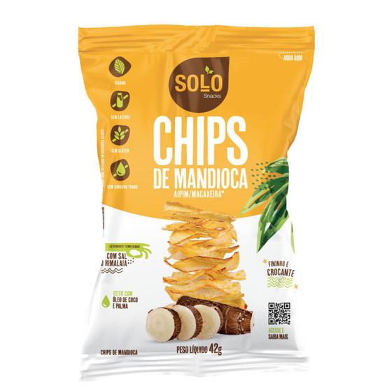 Imagem de Chips De Mandioca Assado Solo Snacks 42G