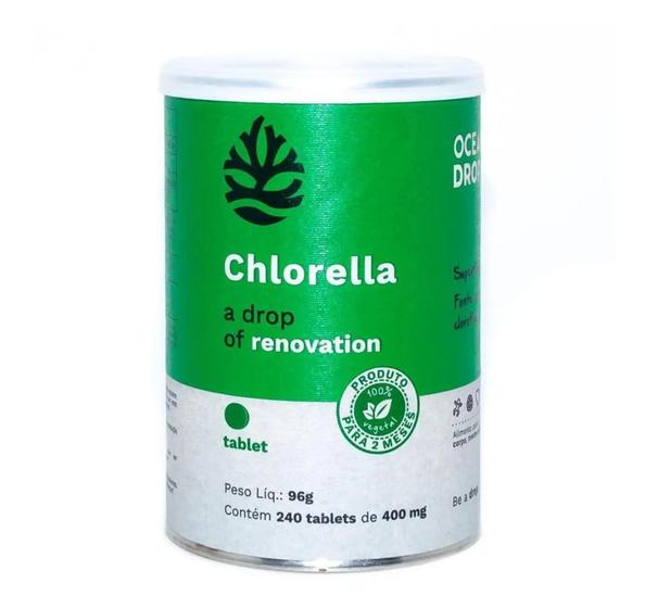 Chlorella 240 Tabletes 400mg Ocean Drop Chlorella Ocean Drop