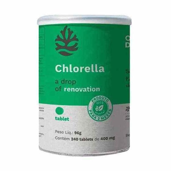 Chlorella 240 Tabletes Ocean Drop Chlorella Magazine Luiza