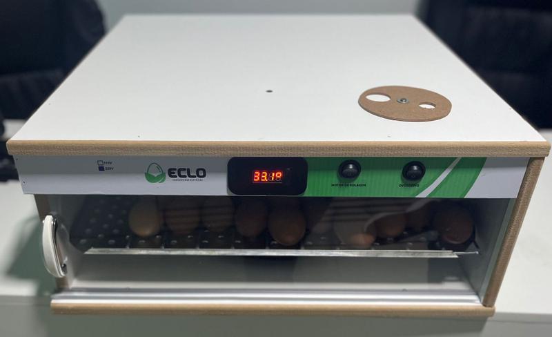 Imagem de Chocadeira automática 56 ovos de 40g  +ovoscópio
