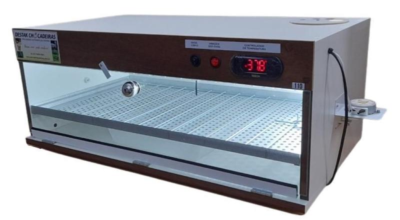 Imagem de Chocadeira Automática Digital 100 Ovos Com Ovoscópio 110V