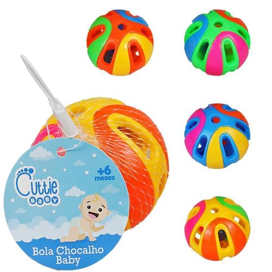 Imagem de Chocalho Baby Bola 8Cm De Na Rede