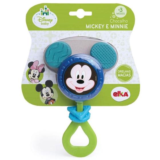 Imagem de Chocalho e Mordedor Mickey Disney Baby Elka