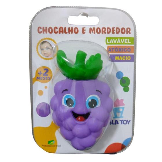 Imagem de Chocalho e Mordedor Vila Toy - Uva