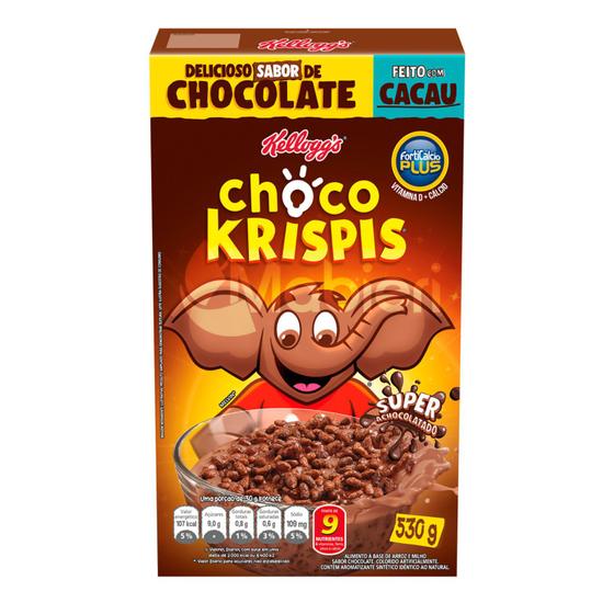 Choco Krispis 530g Kelloggs Cereal Elefante Flocos de Cereal