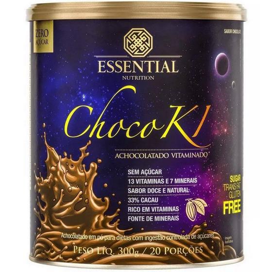 Imagem de Chocoki Achocolatado Vitaminado - 300g - Essential Nutrition