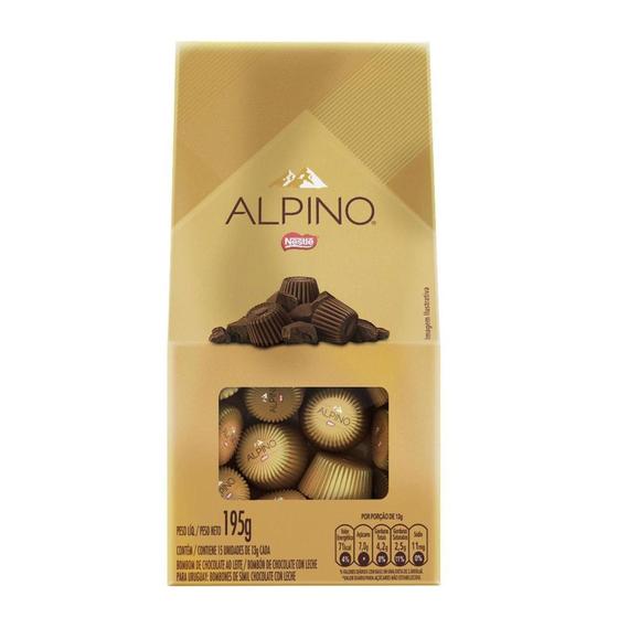 Imagem de Chocolate Alpino ao Leite Nestlé - 195g