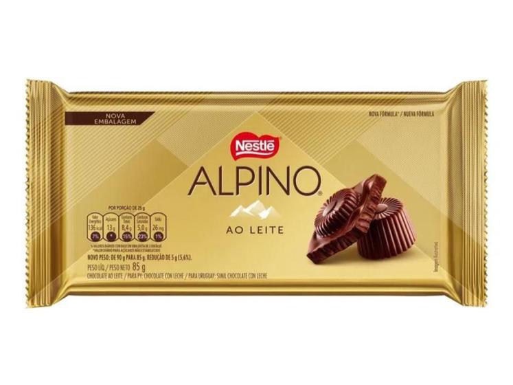 Imagem de Chocolate Alpino ao Leite Nestlé 85g