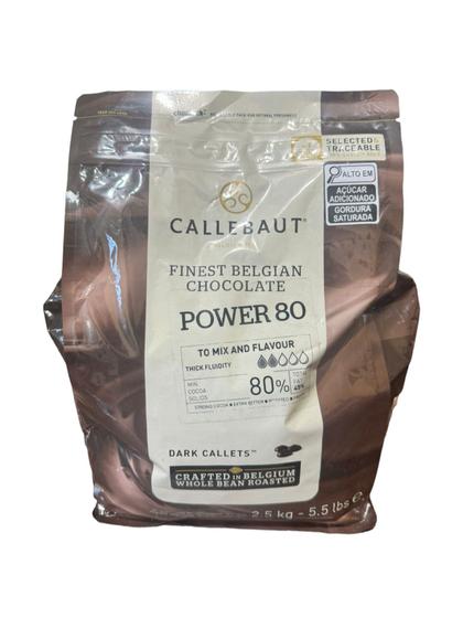 Imagem de Chocolate Amargo Power 80 Callebaut 80% 2,5kg- 2 Pacotes