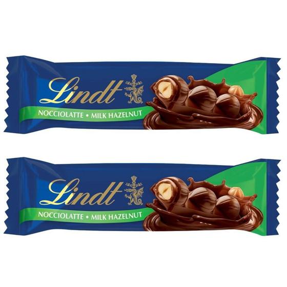 Imagem de Chocolate, Ao Leite Com Avelã Lindt Barra 2 Barrinhas De 35G