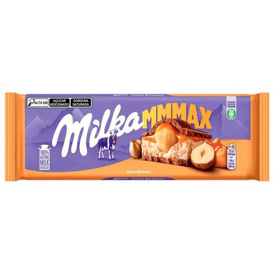 Imagem de Chocolate ao leite com Caramelo e Avelãs inteiras Milka 300g