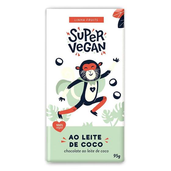 Imagem de Chocolate ao Leite de Coco Super Vegan 95g