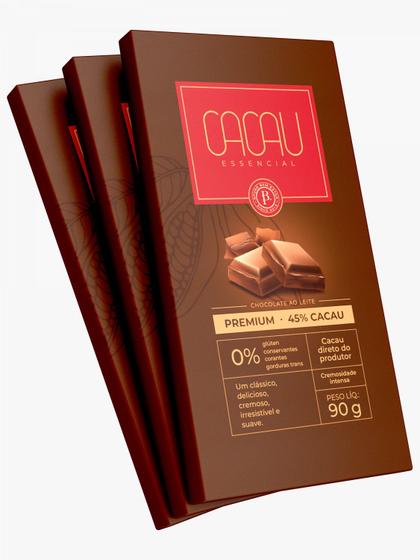 Imagem de CHOCOLATE AO LEITE PREMIUM 45 CACAU - 90g