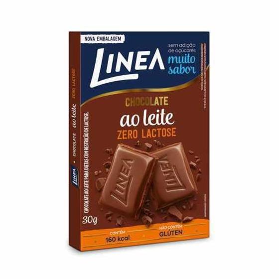 Imagem de Chocolate ao Leite Zero Lactose 30g - Linea