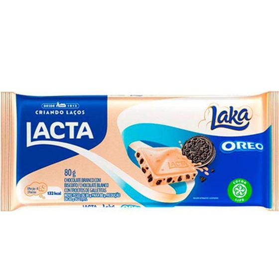 Imagem de Chocolate Barra Lacta 80g Laka Oreo