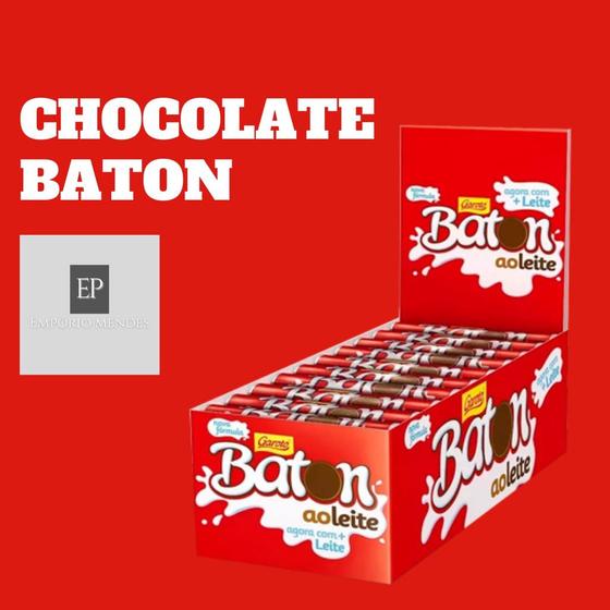 Imagem de Chocolate Baton Ao Leite C/30 Unidades 16g-Garoto
