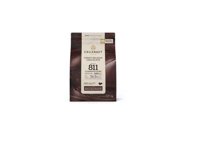 Imagem de Chocolate Belga 811 Dark 54,5 Callets 2,01kg Callebaut
