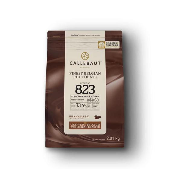 Imagem de Chocolate belga Ao Leite 823 Callebaut 33,6% em gotas 2,01kg