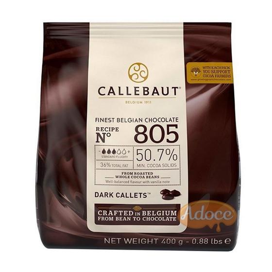 Imagem de Chocolate belga callets amargo 805 50,7% cacau callebaut