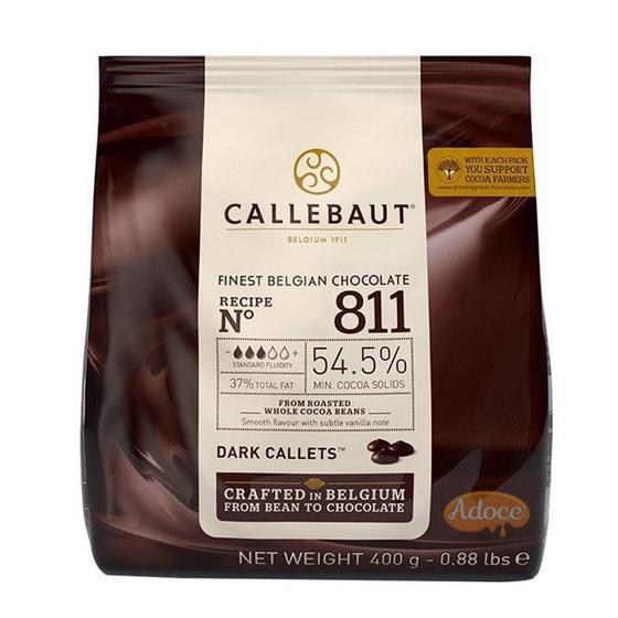 Imagem de Chocolate belga callets amargo 811 54,5% cacau callebaut