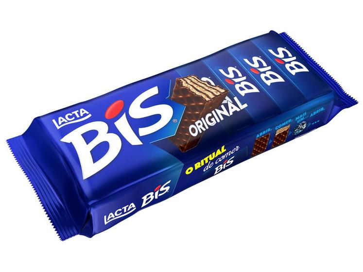 Chocolate Bis ao Leite 100,8g 16 Unidades Lacta - Bis - Magazine Cbeneficio
