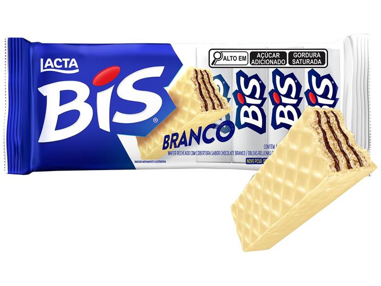 Chocolate Bis Branco 100,8g Lacta Menor preço em Chocolate Bis Branco 100,8g Lacta