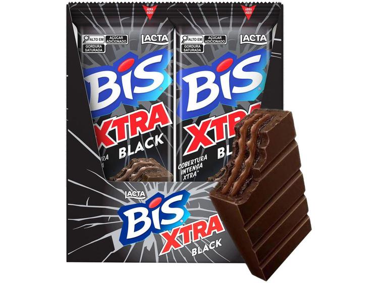 Imagem de Chocolate Bis Xtra Black Amargo 45g 24 Unidades - Lacta