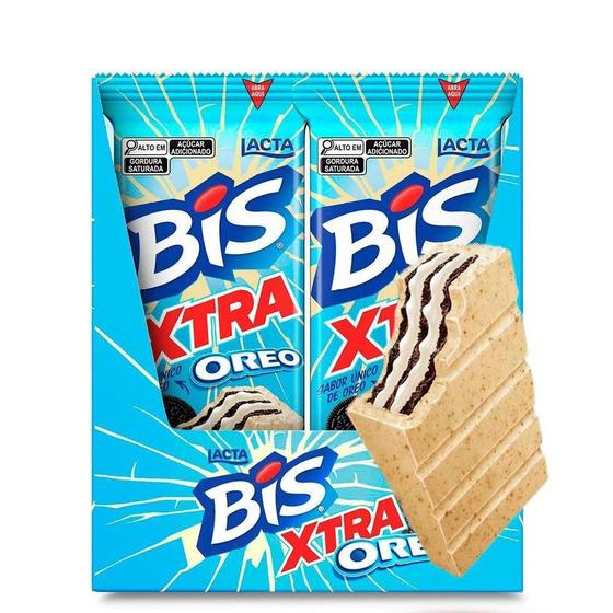 Imagem de Chocolate Bis Xtra Oreo 45g Embalagem com 24 Unidades