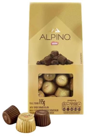 Imagem de Chocolate Bombom Alpino ao Leite C/15 unids - Nestlé