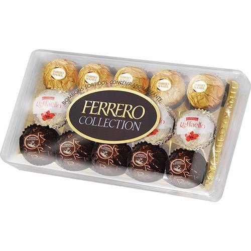 Imagem de Chocolate Bombom Ferrero Rocher Collection C/15un - Ferrero