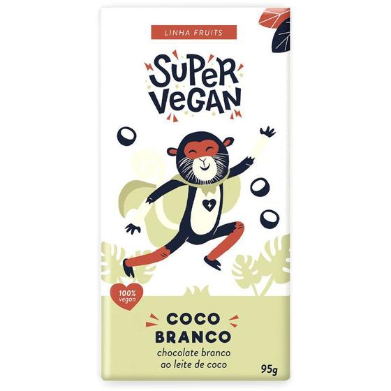 Imagem de Chocolate Branco ao Leite de Coco Super Vegan 95g