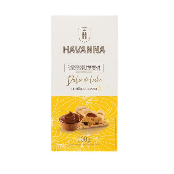 Imagem de Chocolate Branco com Doce Leite Limão Siciliano HAVANNA 90g
