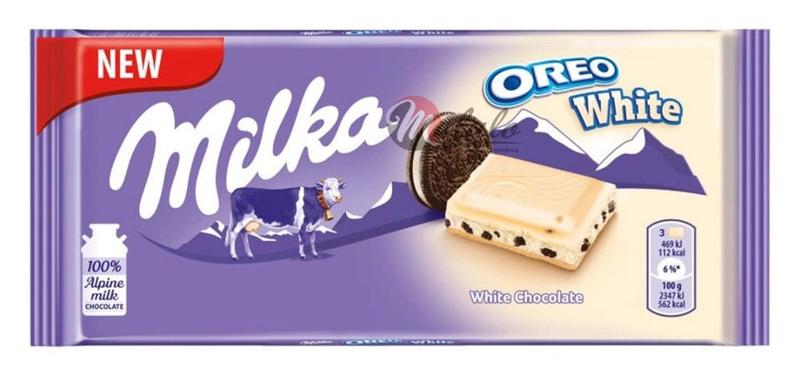 Imagem de CHOCOLATE BRANCO MILKA OREO White 100g