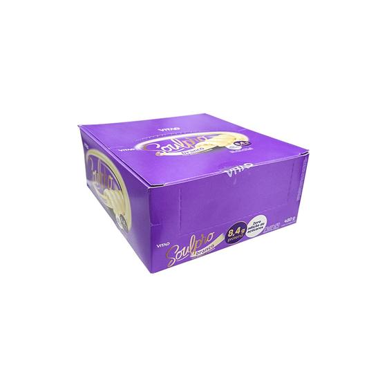 Imagem de Chocolate Branco Protein Zero Açúcar Display com 12 un de 40g cada - Soulpro