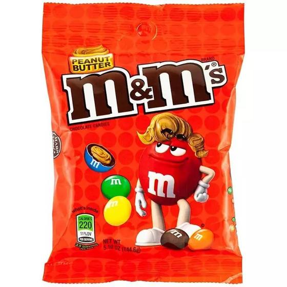 Imagem de CHOCOLATE CONFEITO M&M'S SABOR MANTEIGA DE AMENDOIM 144,5g