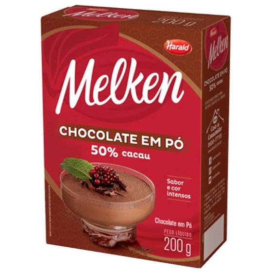 Chocolate em Pó Harald 50% Melken 200g Menor preço em Chocolate em Pó Harald 50% Melken 200g