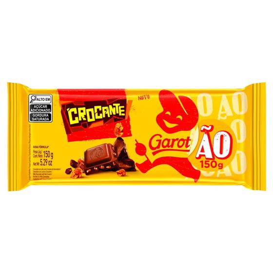 Imagem de Chocolate Garotão ao Leite Crocante 150g