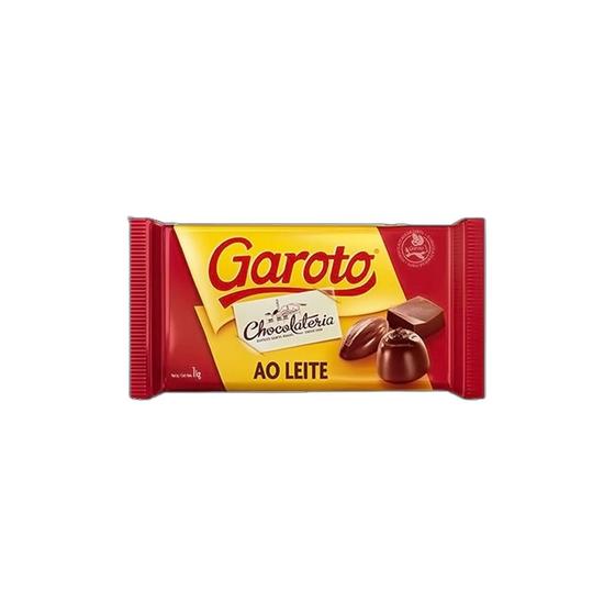 Chocolate garoto 1 kg ao leite NESTLE Chocolate / Barra de
