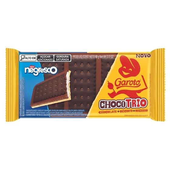 Imagem de Chocolate garoto chocotrio negresco 12x90g