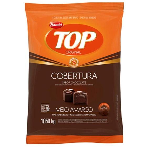 Chocolate Harald Top Gotas 1,05Kg Meio Amargo Menor preço em Chocolate Harald Top Gotas 1,05Kg Meio Amargo