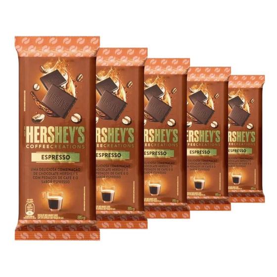 Imagem de Chocolate Hersheys, 5 Barras 85G Café, Espresso